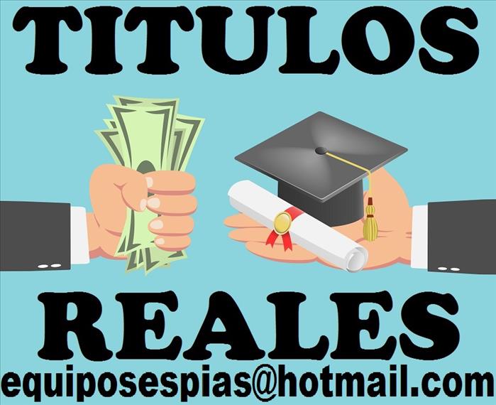 Titulos Universitarios Y Tecnicos Registrados Y Verificables en Ciudad