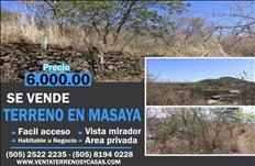 terreno venta en masaya