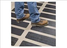 Non-slip carvings for floors, ramps, stairs and other