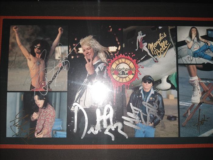 Autographed Album Of Guns And Roses