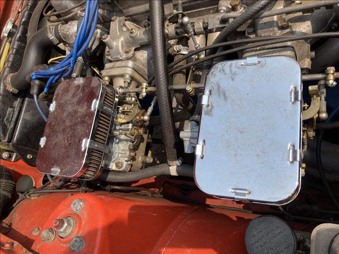 Datsun 240Z Downdraft Weber Setup