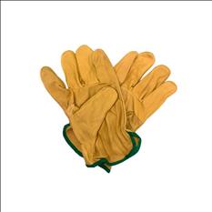 Industrial work gloves x 12 units in cowhide