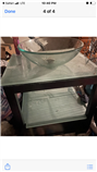 Clear glass Vessel sink with vanity 