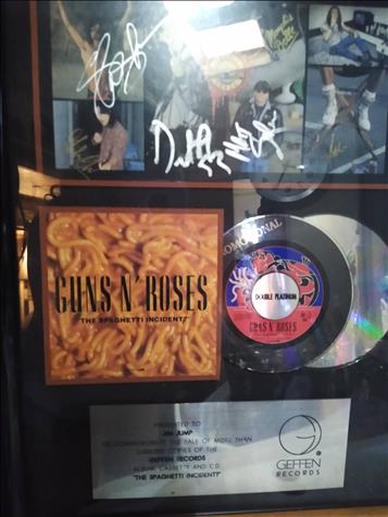 Autographed Album Of Guns And Roses